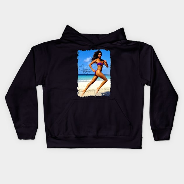 Beautiful Elle Macpherson Kids Hoodie by SeasonOfdeity